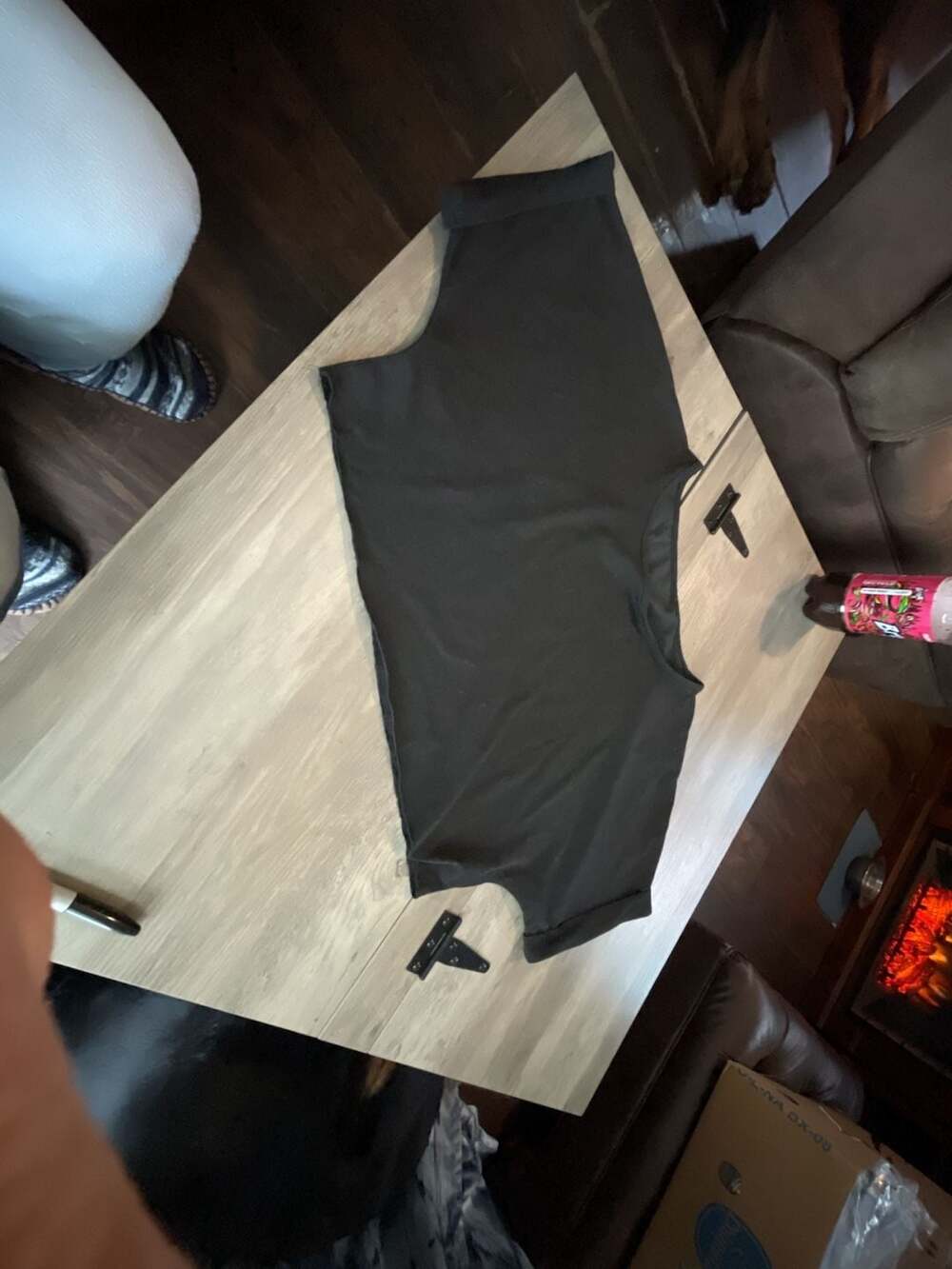 #D20 Unbranded Black Short Sleeve Top Size M